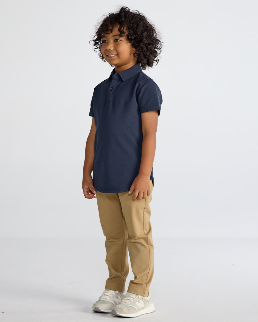 Kids Drop-Cut: LUX Polo