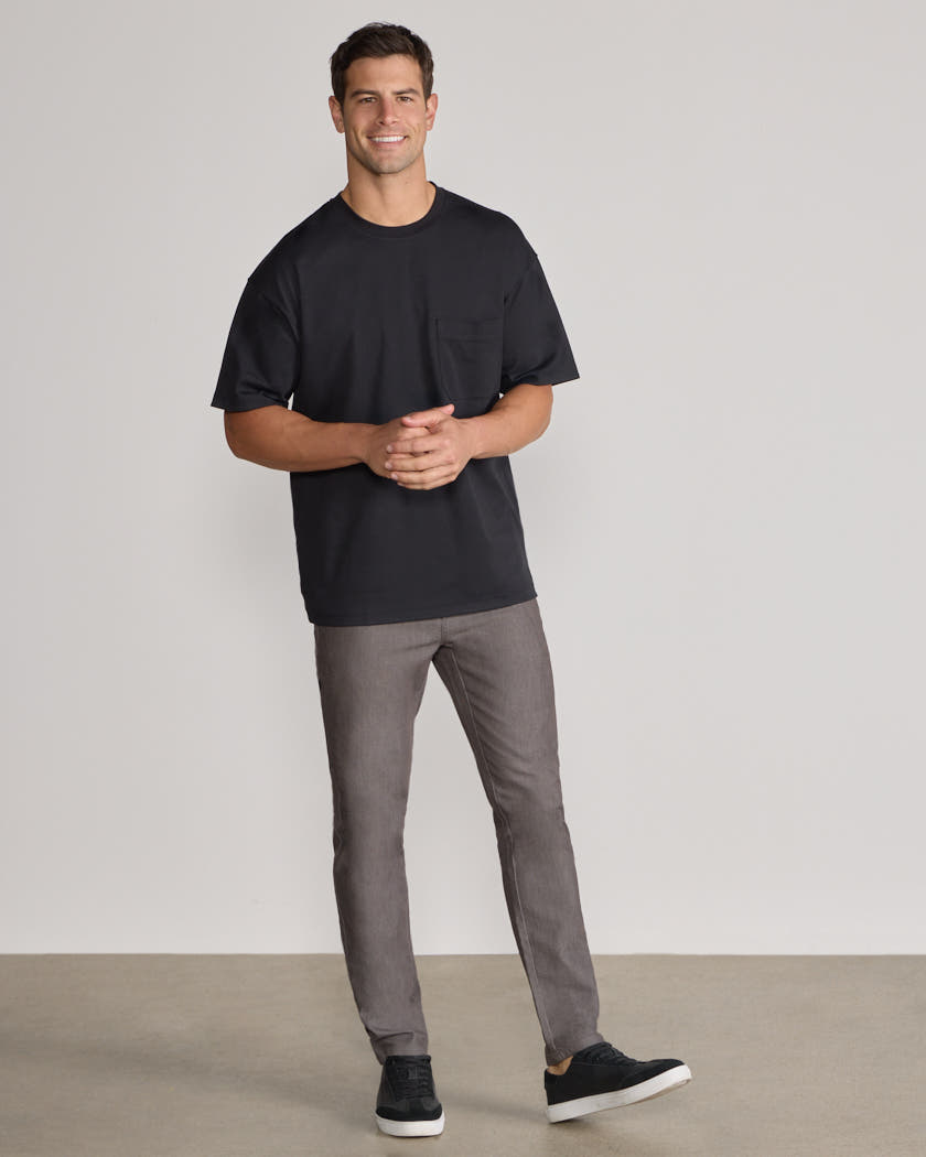 Cotton Short Sleeve Relaxed Pocket Tee