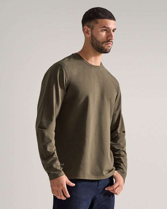 Premium Classic Fit Long Sleeve Tee | LUX Classic Fit | BYLT