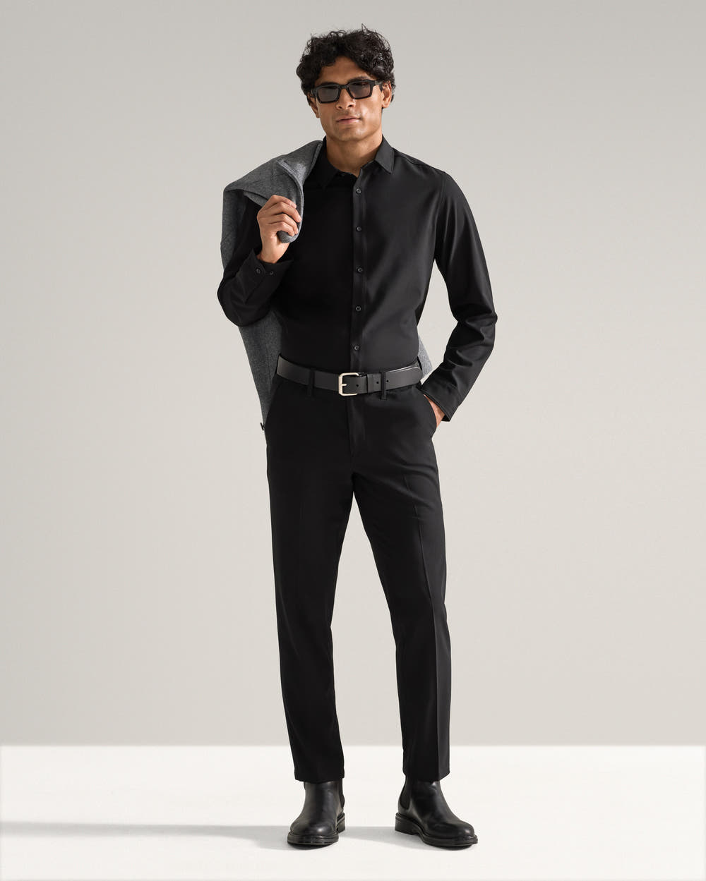 Executive Stretch Knit Classic Fit Overshirt