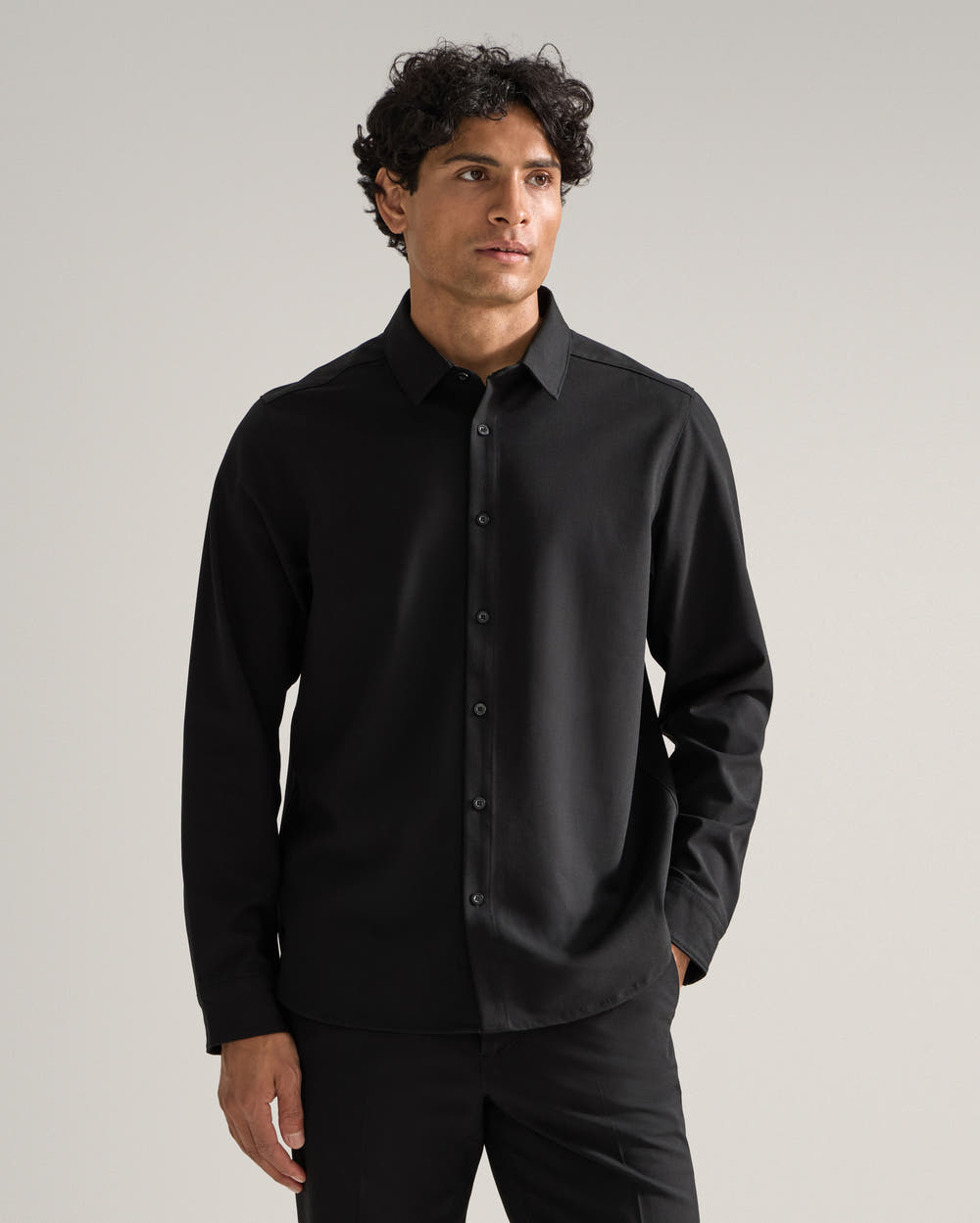 Executive Stretch Knit Classic Fit Overshirt